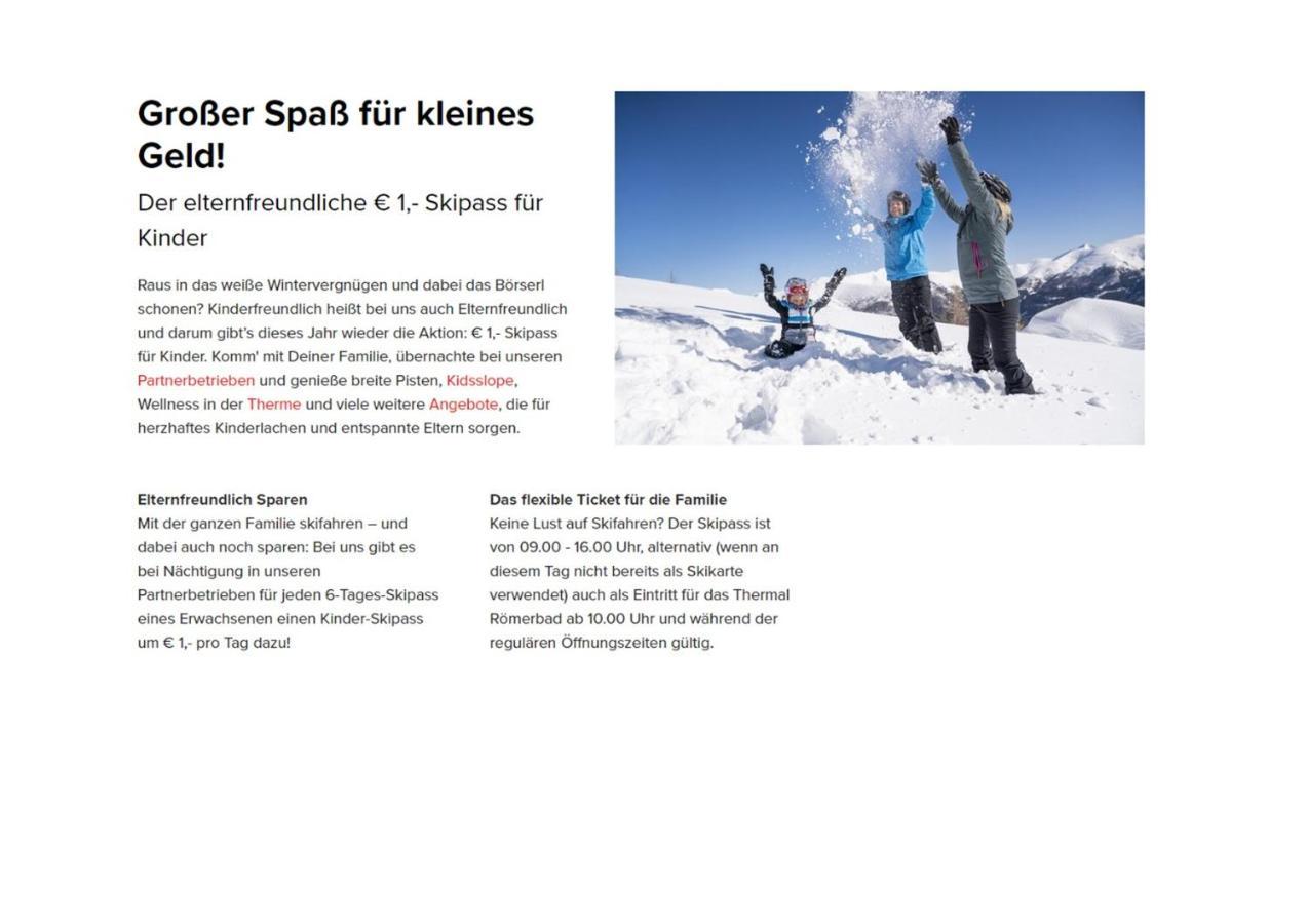 Rmg Roses Apartments Bad Kleinkirchheim Eksteriør billede